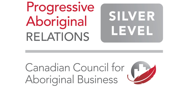 Graphic with text for Progressive Aboriginal Relations - Silver Level